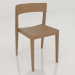 3d model Una silla con respaldo corto. - vista previa