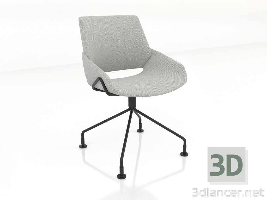 3d model A rotating chair - preview