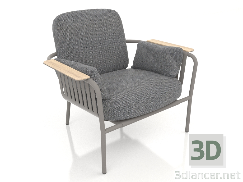 3d model Sillón (gris cuarzo) - vista previa