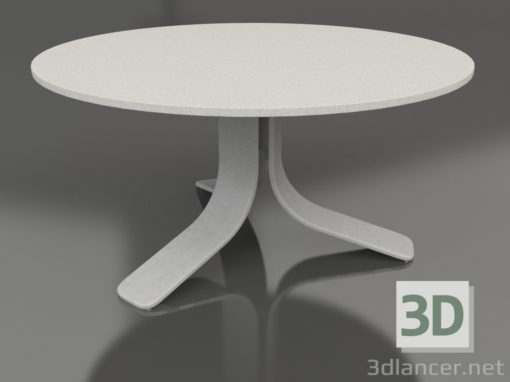 3d model Coffee table Ø80 (Agate gray, DEKTON Sirocco) - preview