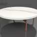 3d model Coffee table round Ø120 (Agate gray, DEKTON Aura) - preview