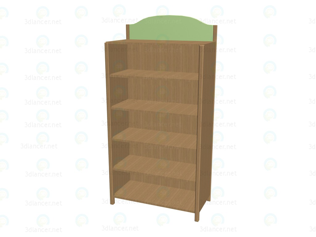 3d model Estantería abierta 63et01 - vista previa