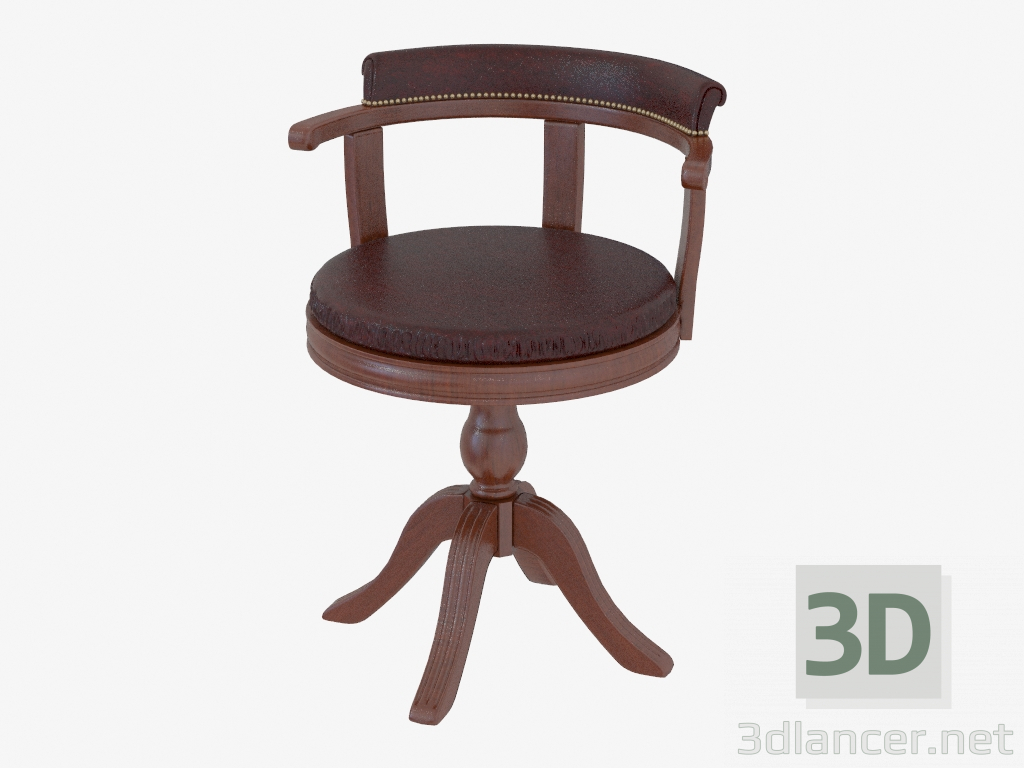 3d model silla de la barra - vista previa