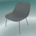 3d model Lounge chair with tubes at the base of Fiber (Remix 133, Gray) - preview