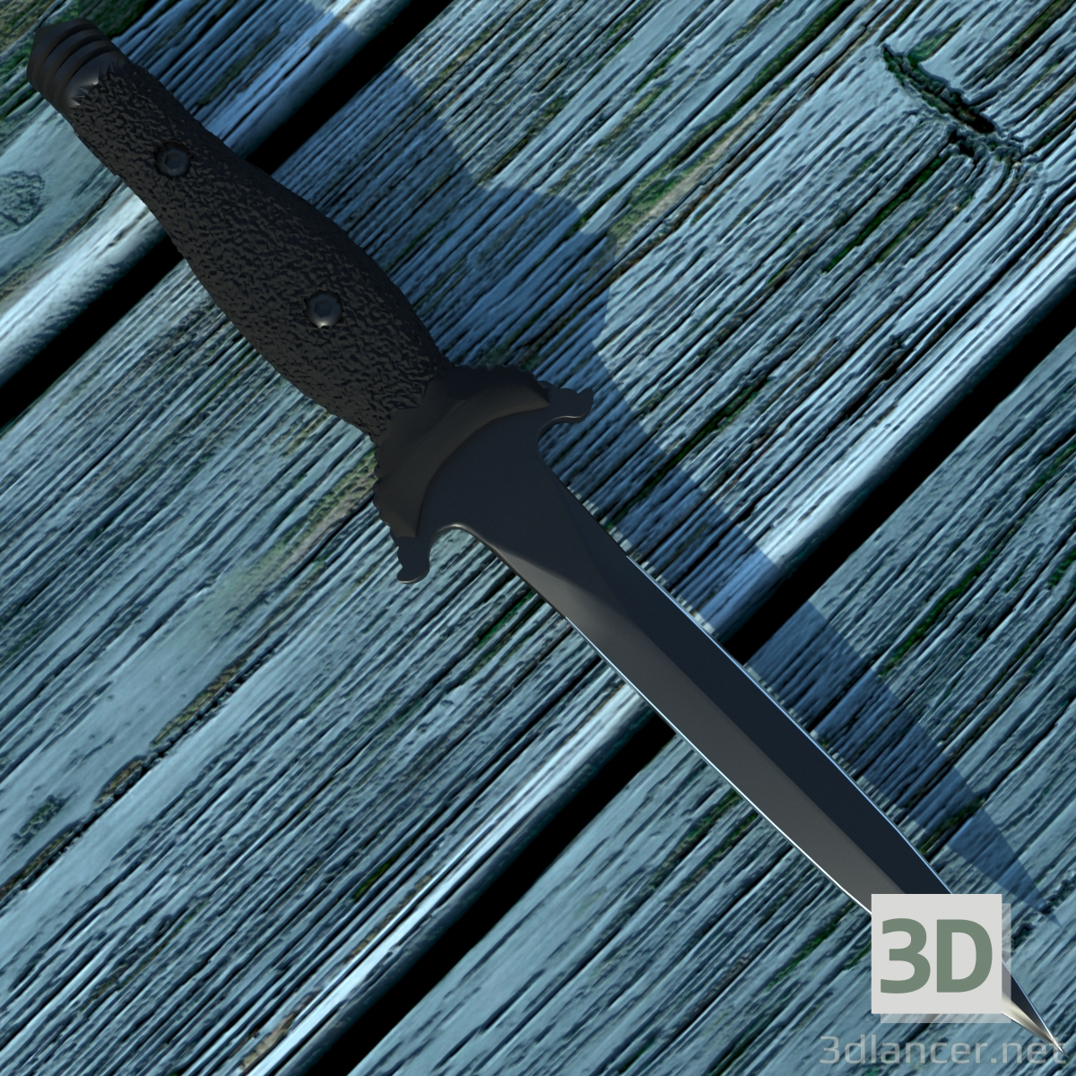 modello 3D di coltello comprare - rendering