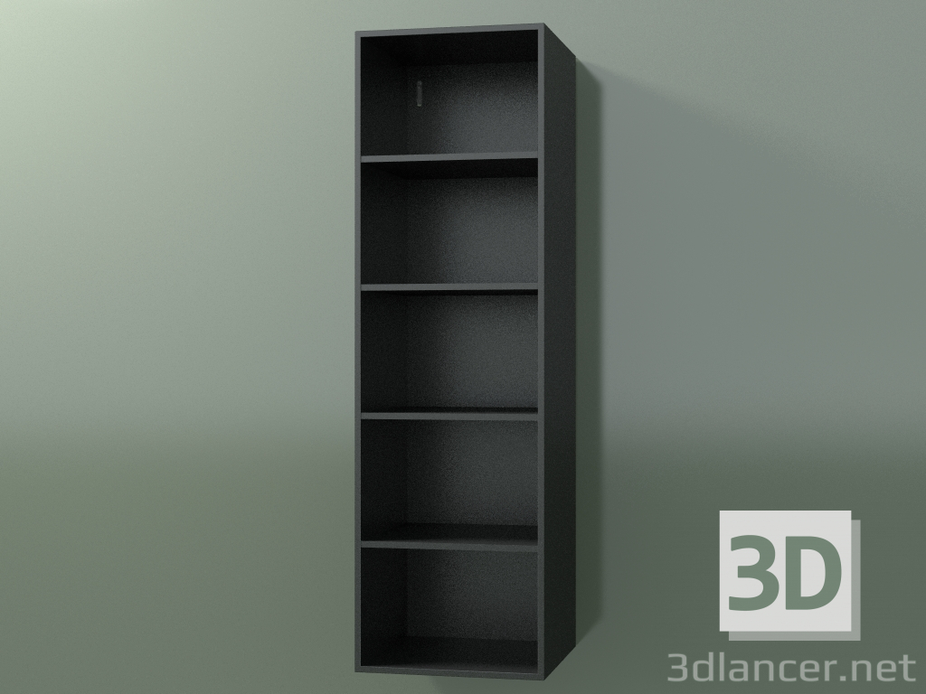 3D Modell Hochschrank (8DUBDD01, Deep Nocturne C38, L 36, P 36, H 120 cm) - Vorschau