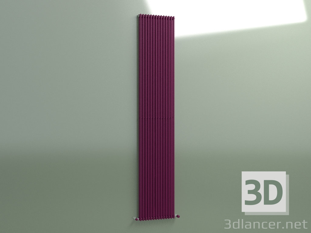 3d model Radiator vertical ARPA 2 (2520 14EL, Purple trafic) - preview