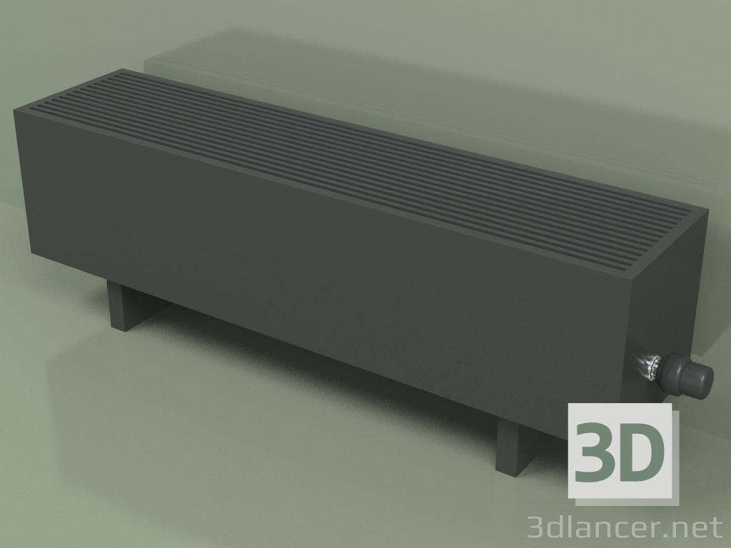 Modelo 3d Convector - Aura Basic (240x1000x236, RAL 9005) - preview