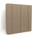 modèle 3D Armoire MW 01 bois (2700x600x2800, bois gris) - preview