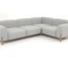 3D Modell Modulares Sofa (Komposition 28) - Vorschau