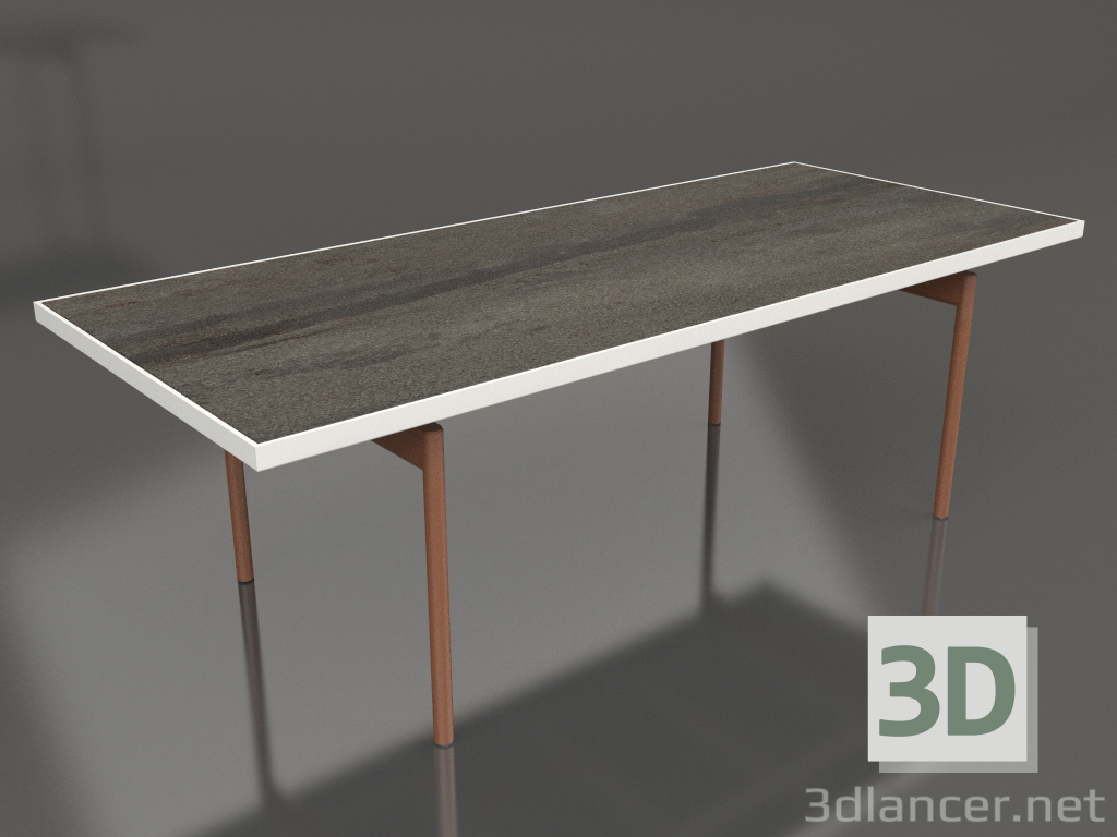 3d модель Стол обеденный (Agate grey, DEKTON Radium) – превью