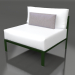 3d model Sofa module, section 3 (Bottle green) - preview