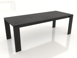 Table à manger BLANK 2200x900x750 mm (chêne noir)