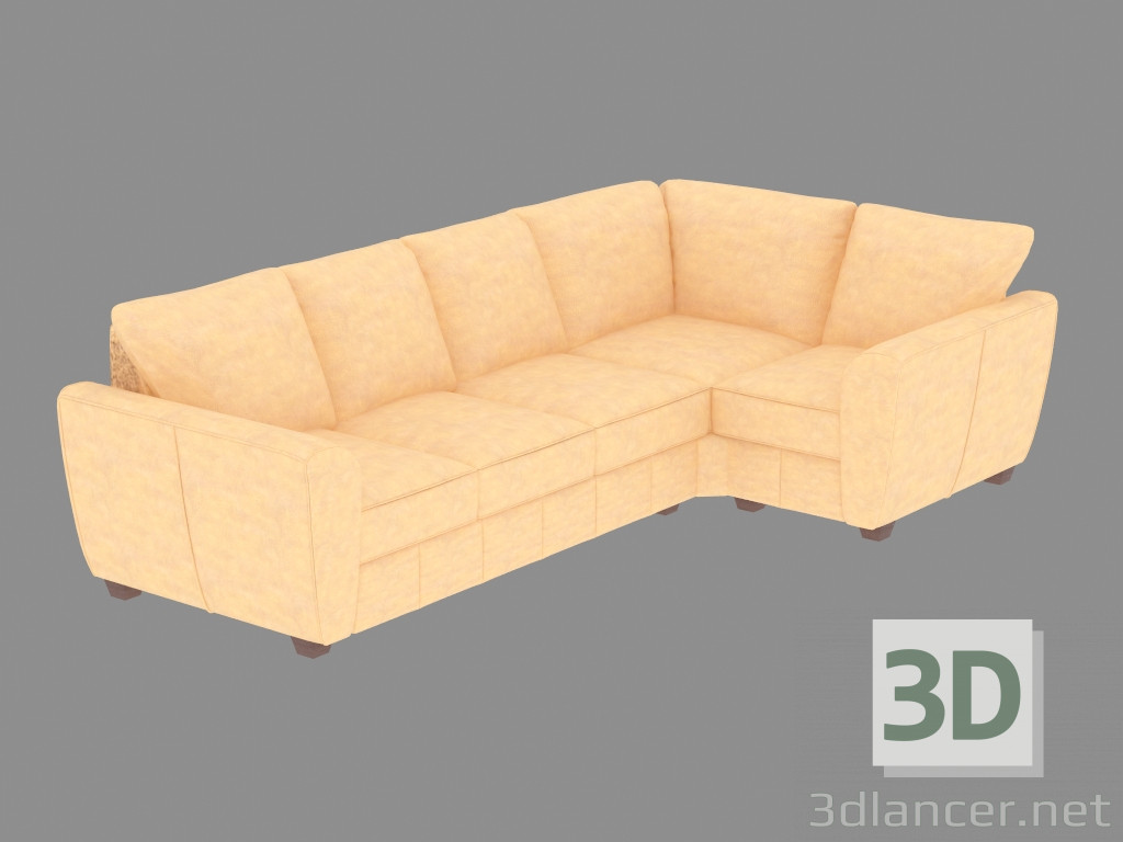 3D Modell Ecksofa (3C1) - Vorschau