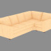 3D Modell Ecksofa (3C1) - Vorschau