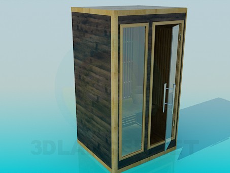 3D modeli Sauna - önizleme