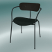 modello 3D Chair Pavilion (AV4, H 76cm, 52x56cm, Walnut, Velvet 1 Forest) - anteprima