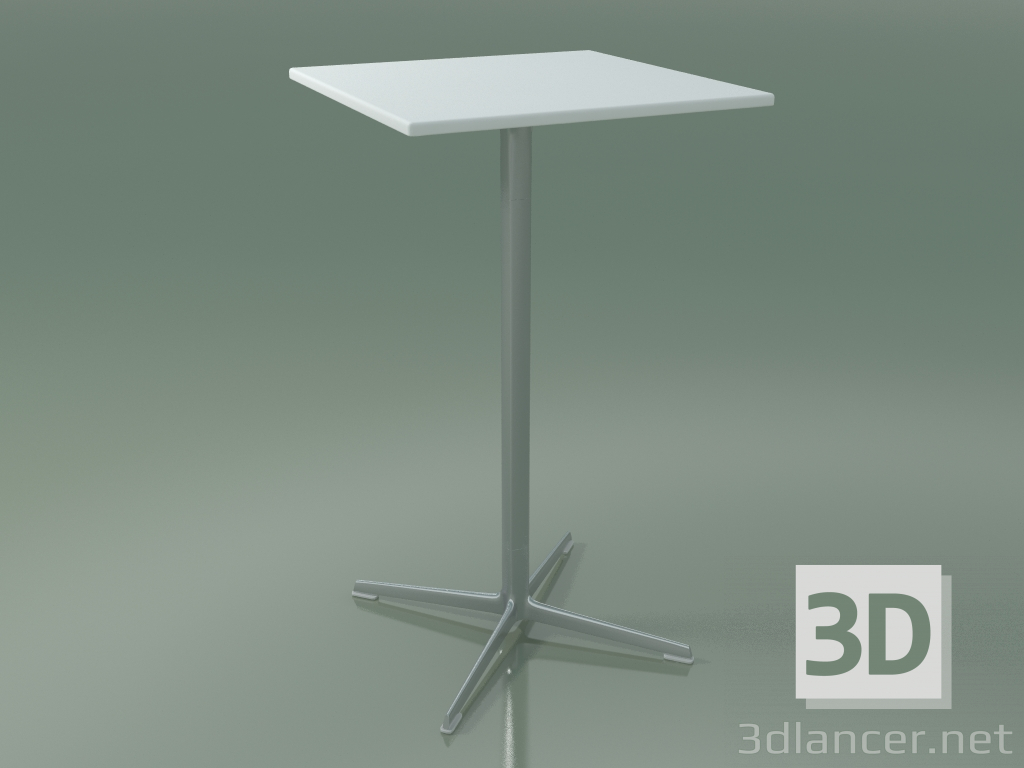 3d model Mesa cuadrada 0969 (H 105 - 60x60 cm, M02, LU1) - vista previa