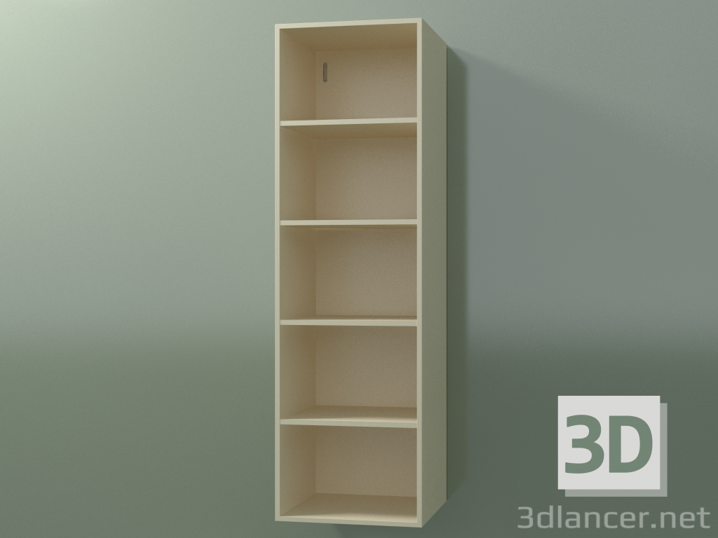 Modelo 3d Armário alto de parede (8DUBDD01, Bone C39, L 36, P 36, H 120 cm) - preview