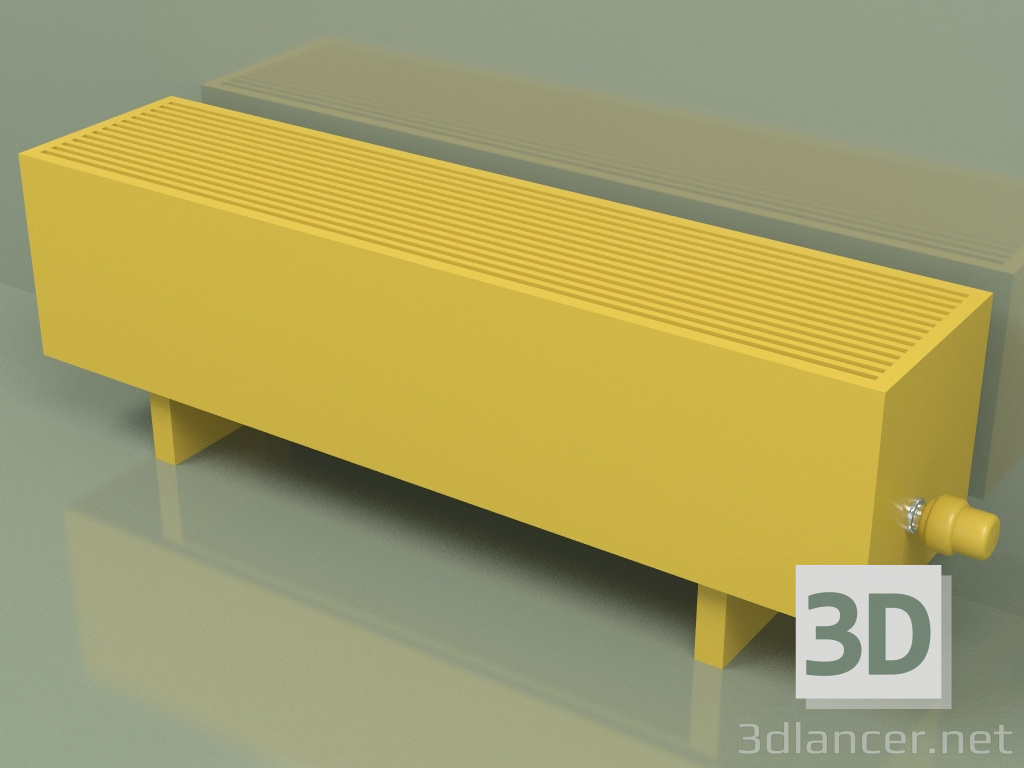 Modelo 3d Convector - Aura Basic (240x1000x236, RAL 1012) - preview