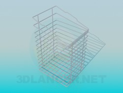 Shopping cart-stand pour fournitures de bureau