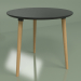 3d model Dining table Molasses diameter 80 (black) - preview