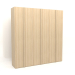 modello 3D Armadio MW 01 legno (2700x600x2800, legno bianco) - anteprima