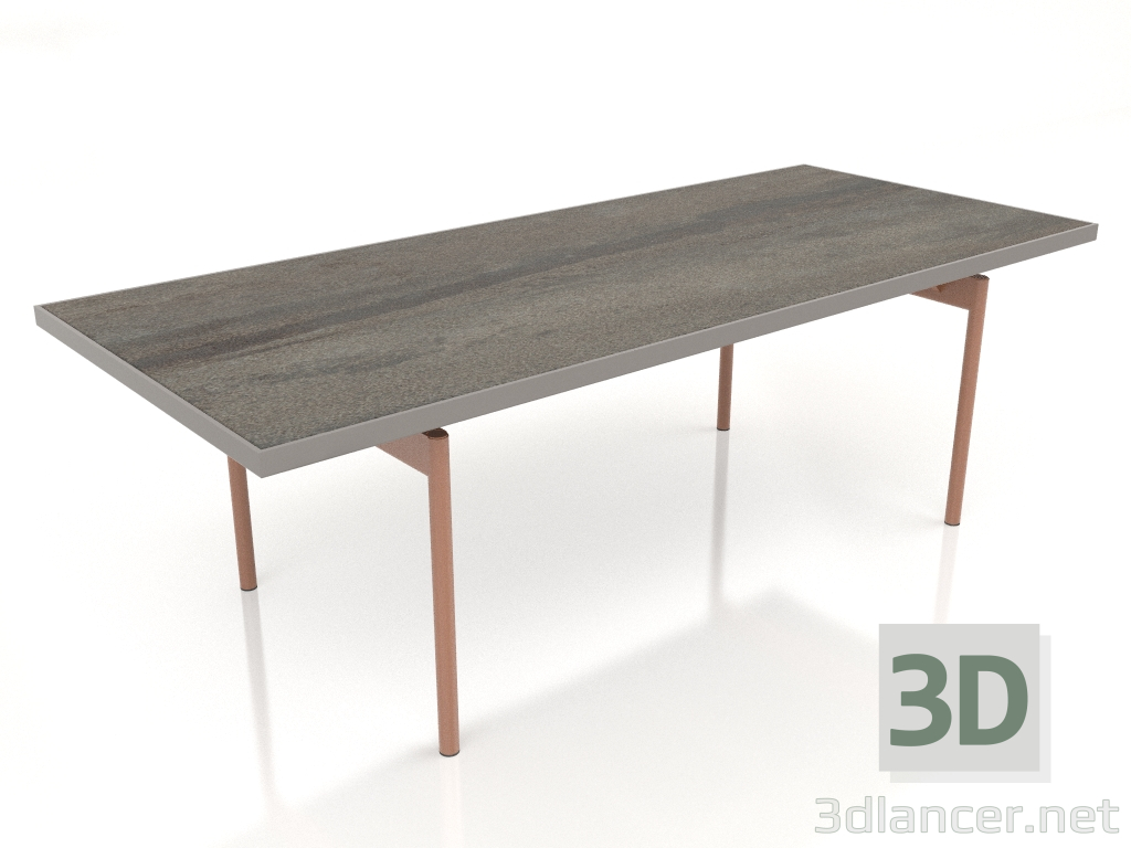 3d модель Стол обеденный (Quartz grey, DEKTON Radium) – превью