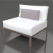 3d model Sofa module, section 3 (Bronze) - preview