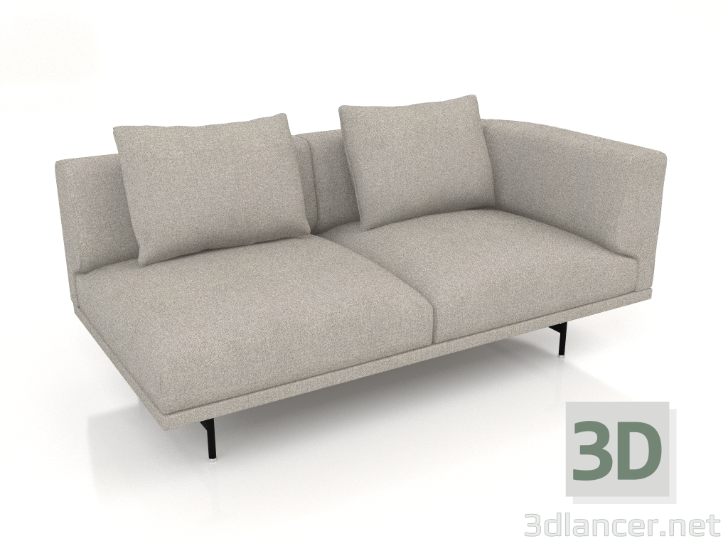 3d model Sofa module Chimney VIPP632 (right) - preview