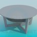 modèle 3D table ronde - preview