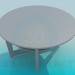 3d model round table - preview