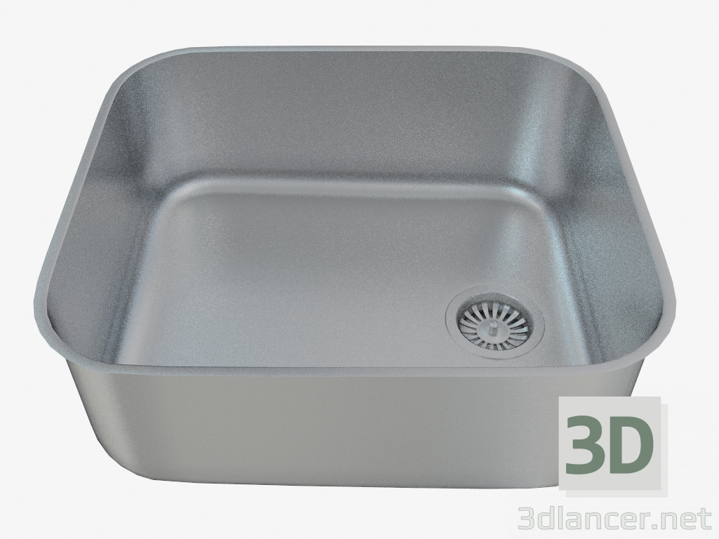 3d model Steel kitchen sink Arabeska (ZAA-010C 95934) - preview