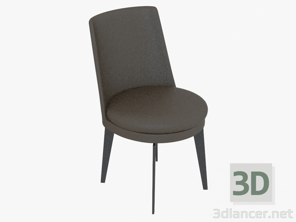 3d model Silla sobre estructura de metal Sedia - vista previa