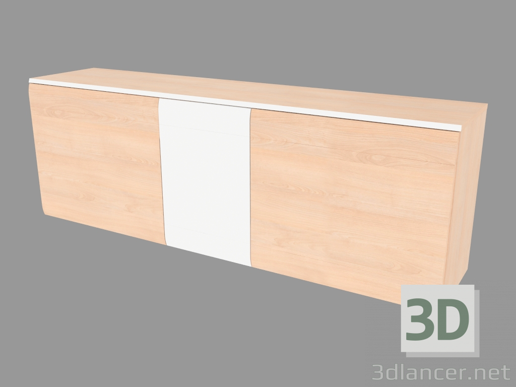 3d model Cofre de tres puertas (6110-12) - vista previa