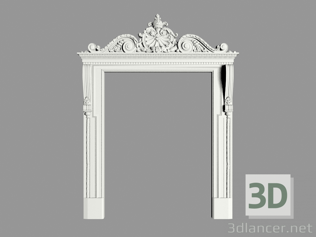 Modelo 3d Portal 1 - preview