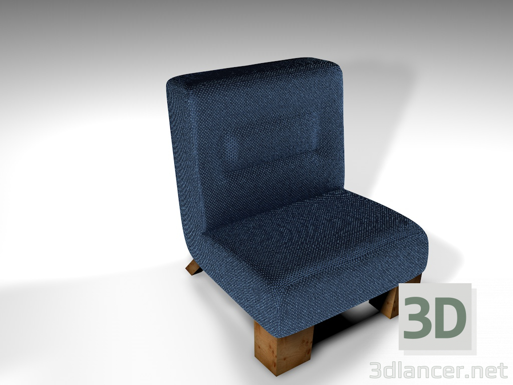 modello 3D Poltrona - anteprima