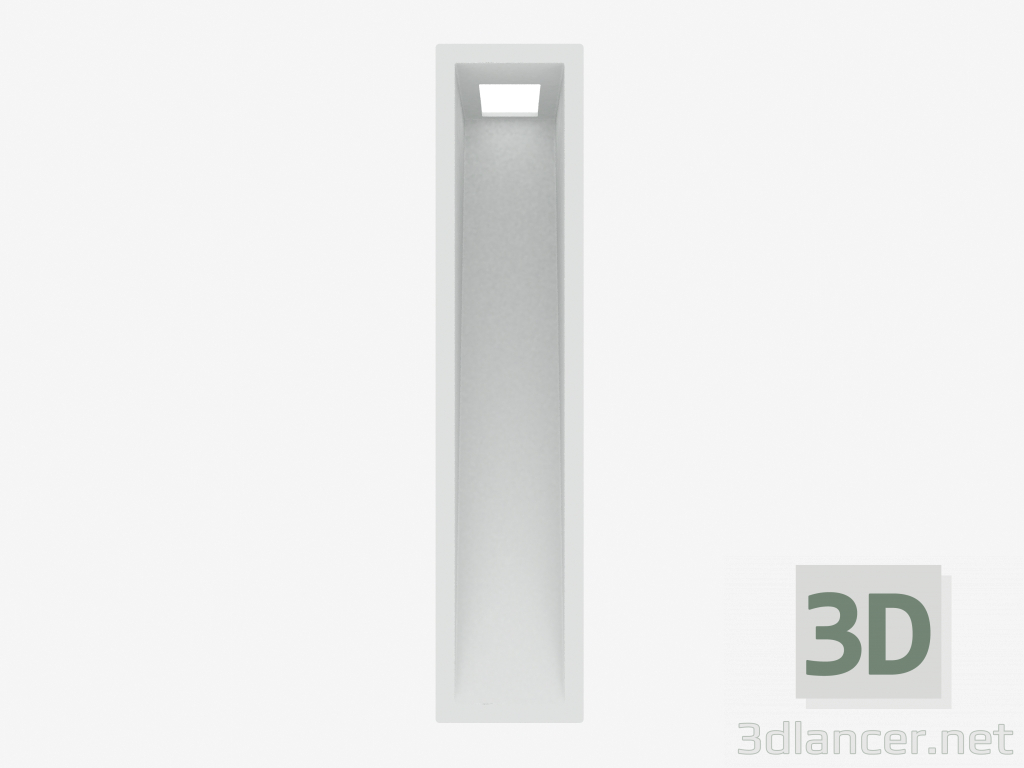 3d model Luminaria empotrable de pared GHOST VERTICAL (C8024W) - vista previa