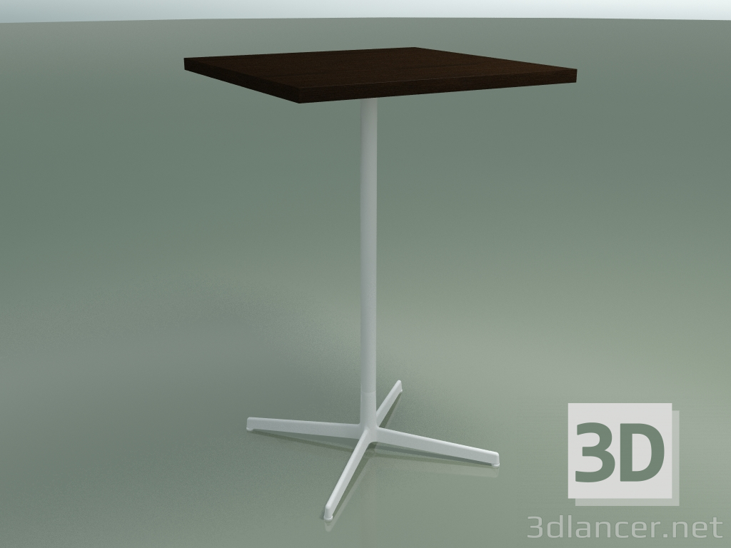 Modelo 3d Mesa quadrada 5569 (H 105,5 - 70x70 cm, Wenge, V12) - preview