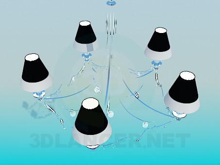 3d model Chandelier - preview