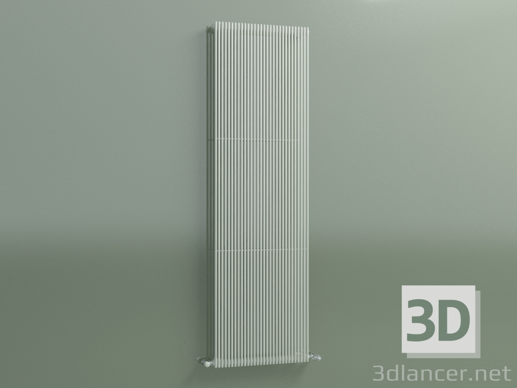 3d model Radiador vertical ARPA 12 (1820 30EL, blanco estándar) - vista previa