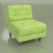 3d model Single section Cosmo (Green velvet) - preview