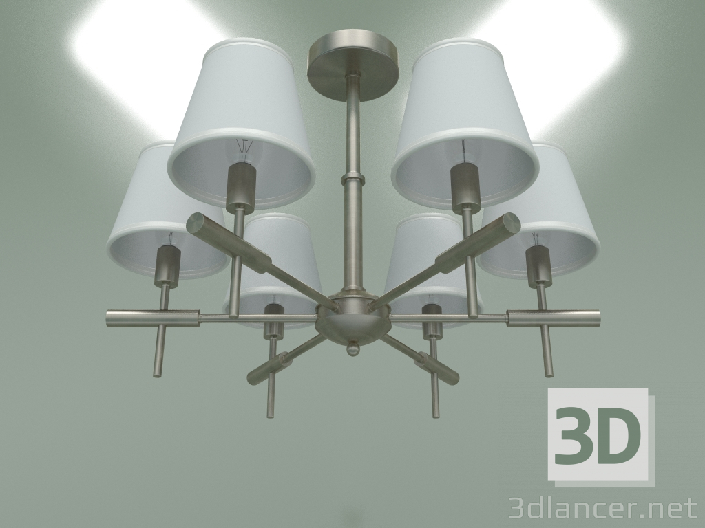 Modelo 3d Candelabro de teto 60043-6 (bronze antigo) - preview