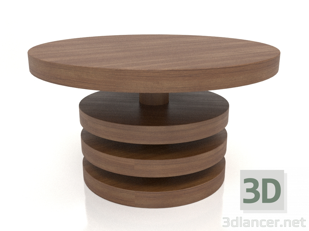 modello 3D Tavolino JT 04 (P=700x400, legno marrone chiaro) - anteprima