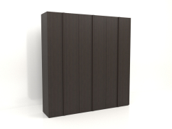 Armoire MW 01 bois (2700x600x2800, bois brun foncé)