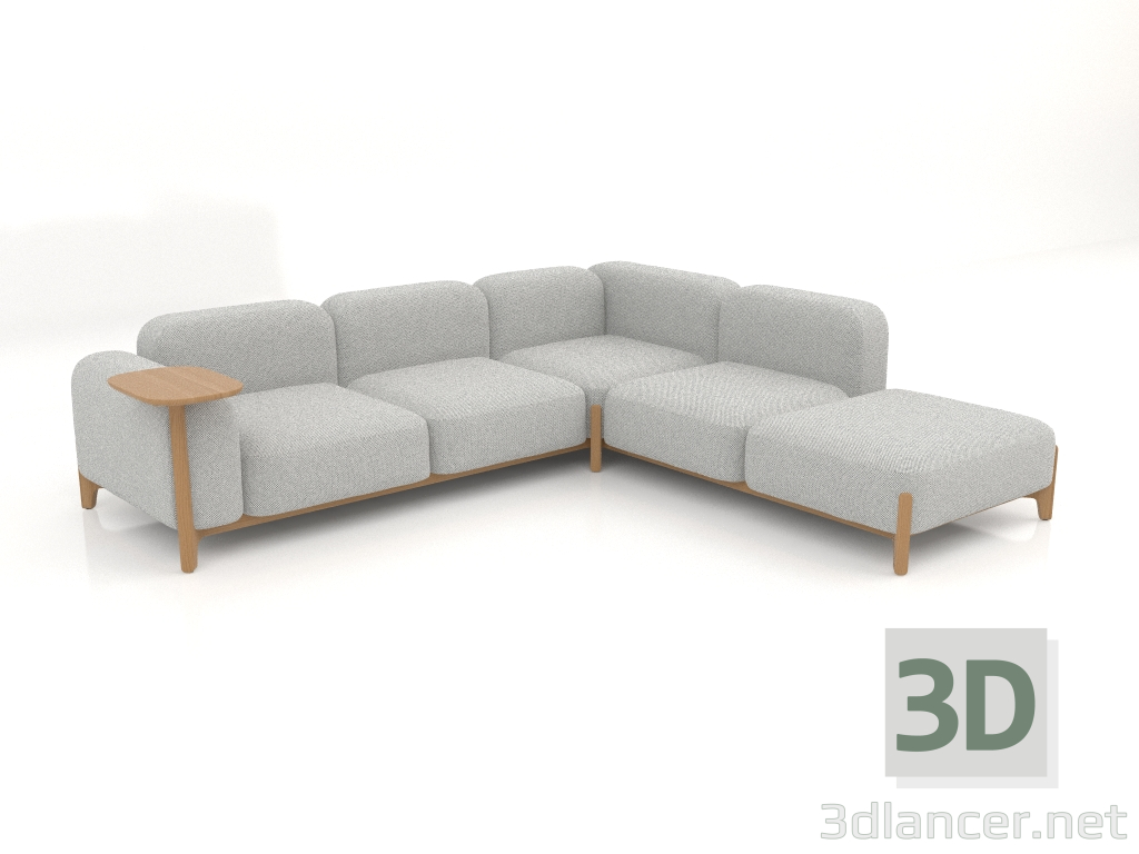 3d model Sofá modular (composición 30) - vista previa