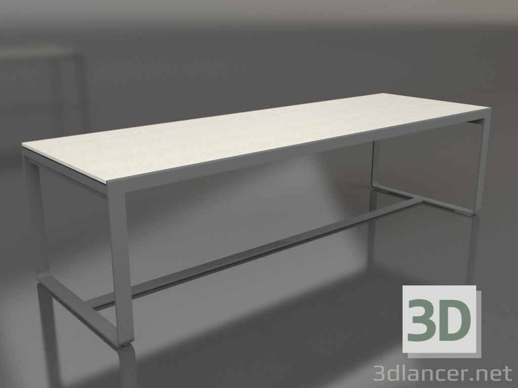 3d model Mesa de comedor 270 (DEKTON Danae, Antracita) - vista previa