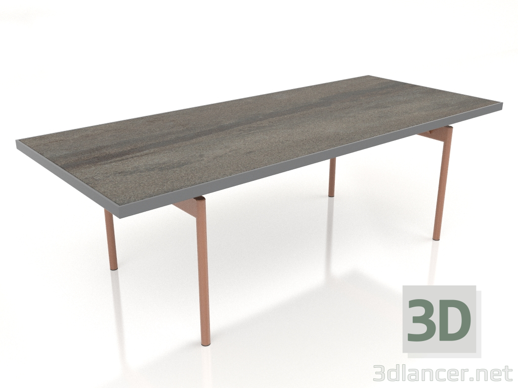 3D Modell Esstisch (Anthrazit, DEKTON Radium) - Vorschau