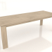 modèle 3D Table à manger BLANK 2400x900x750 mm (chêne éclairci) - preview