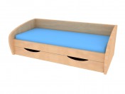 Cama individual madera